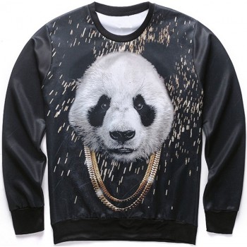 DESIIGNER PANDA 3D STREET WEAR SWEATER