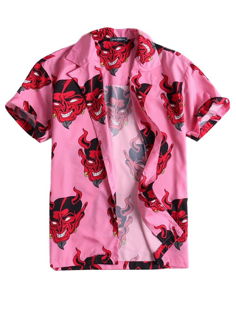 Devil Pink Amazing Design Hawaiian Shirt
