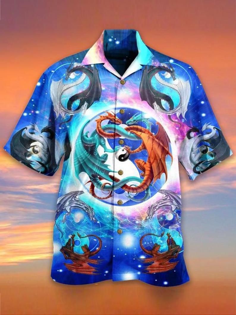 Dragon Multicolor Nice Design Hawaiian Shirt