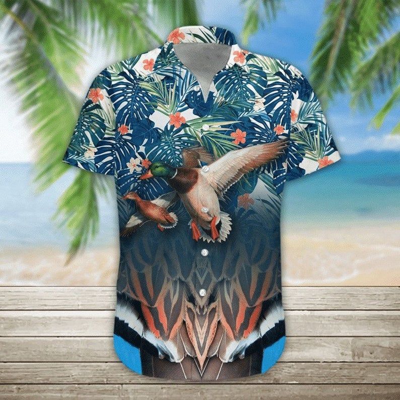 Duck Hunting Multicolor Amazing Design Hawaiian Shirt