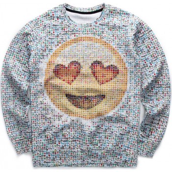 EMOJI MASH UP 3D SWEATER