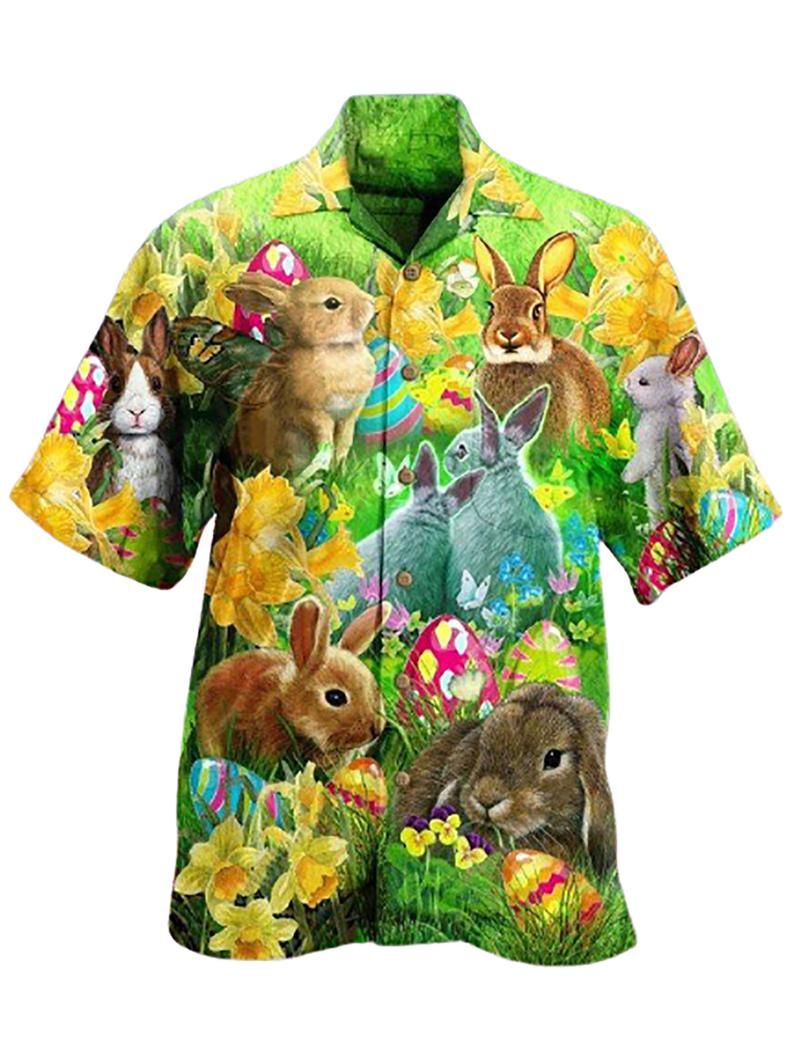 Easter Day Multicolor Nice Design Hawaiian Shirt