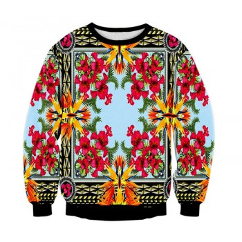 FLORAL BLAST 3D STREET WEAR SWEATER