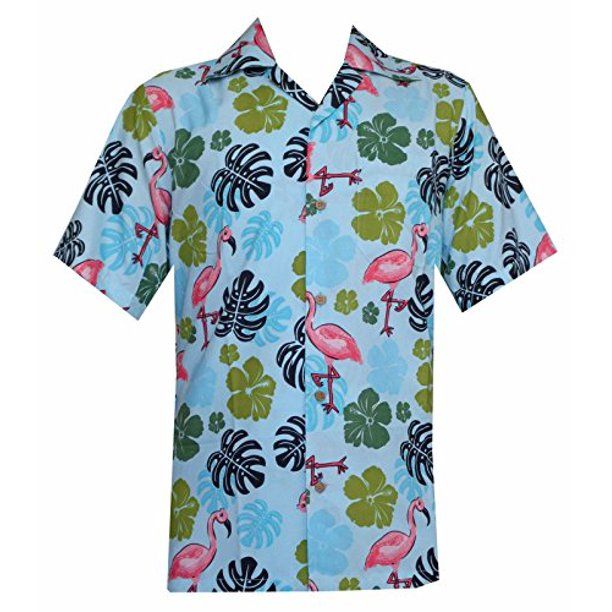 Flamingo Blue Unique Design Hawaiian Shirt