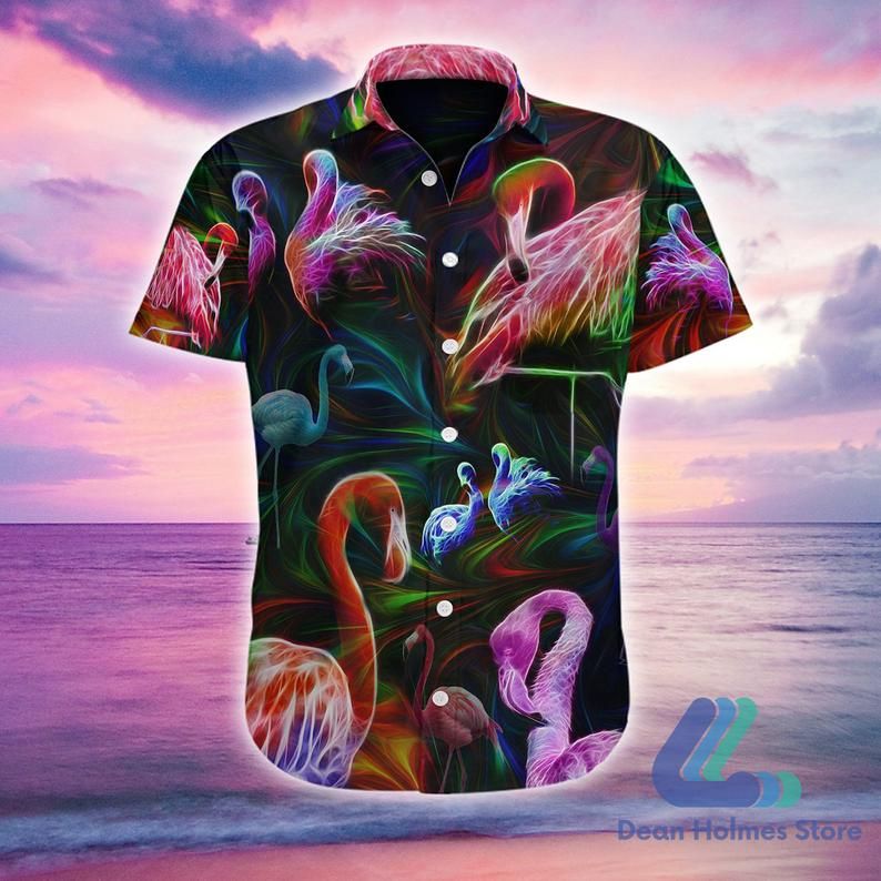 Flamingo Multicolor Nice Design Hawaiian Shirt