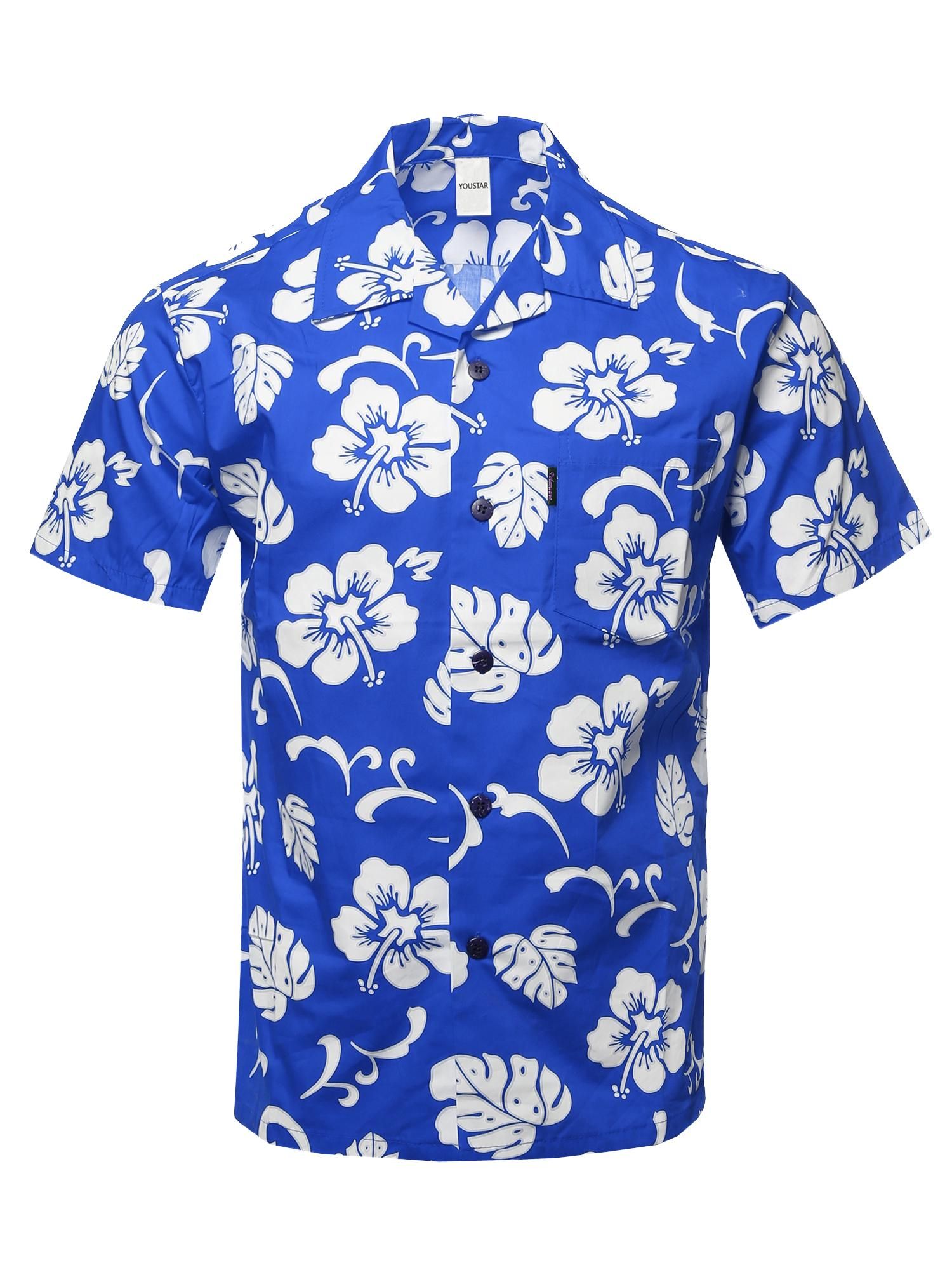 Floral Blue Unique Design Hawaiian Shirt