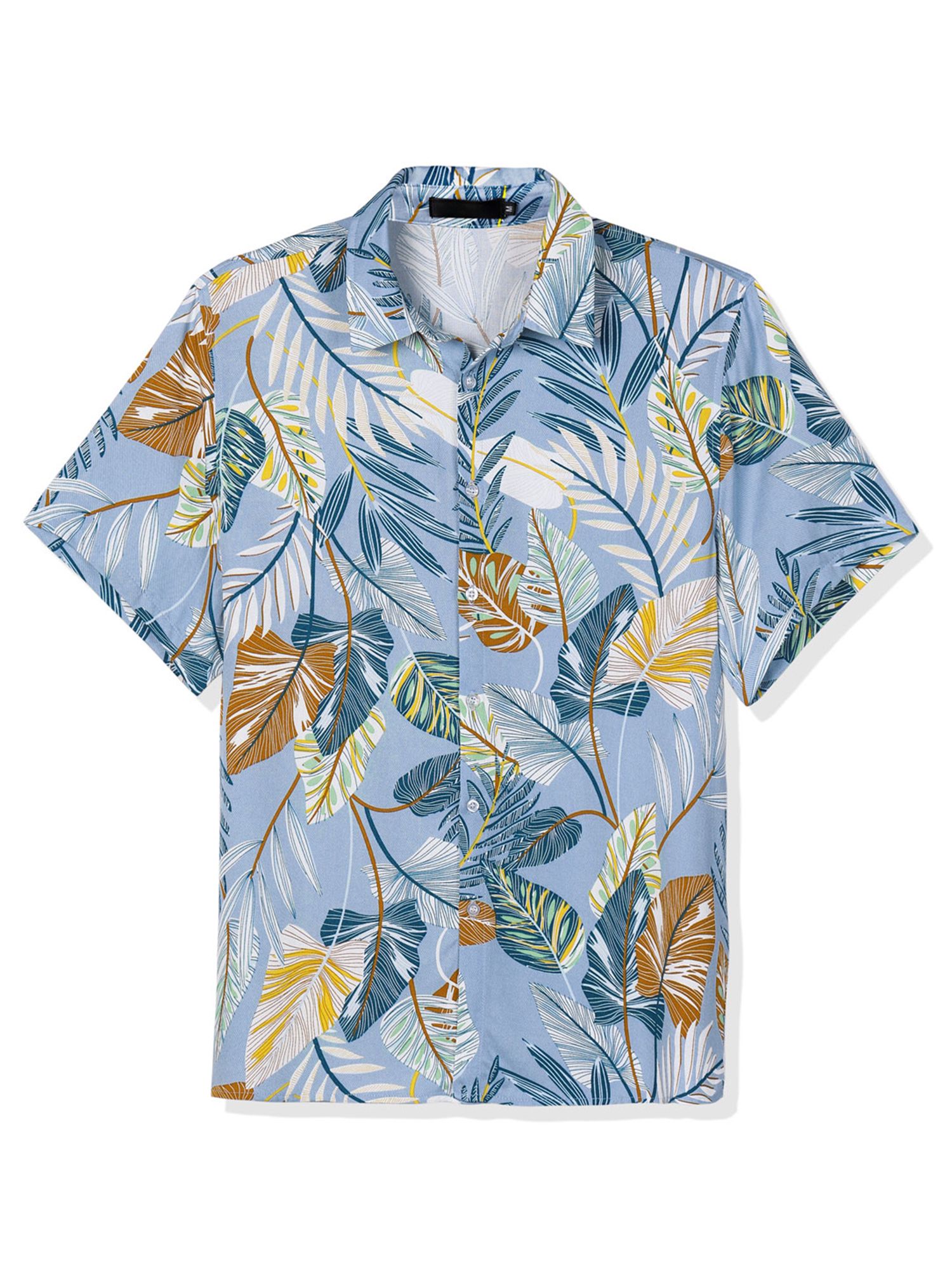 Floral Blue Unique Design Hawaiian Shirts