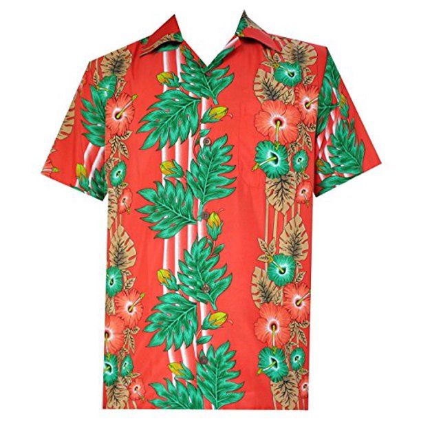 Floral Red High Quality Hawaiian Shirt