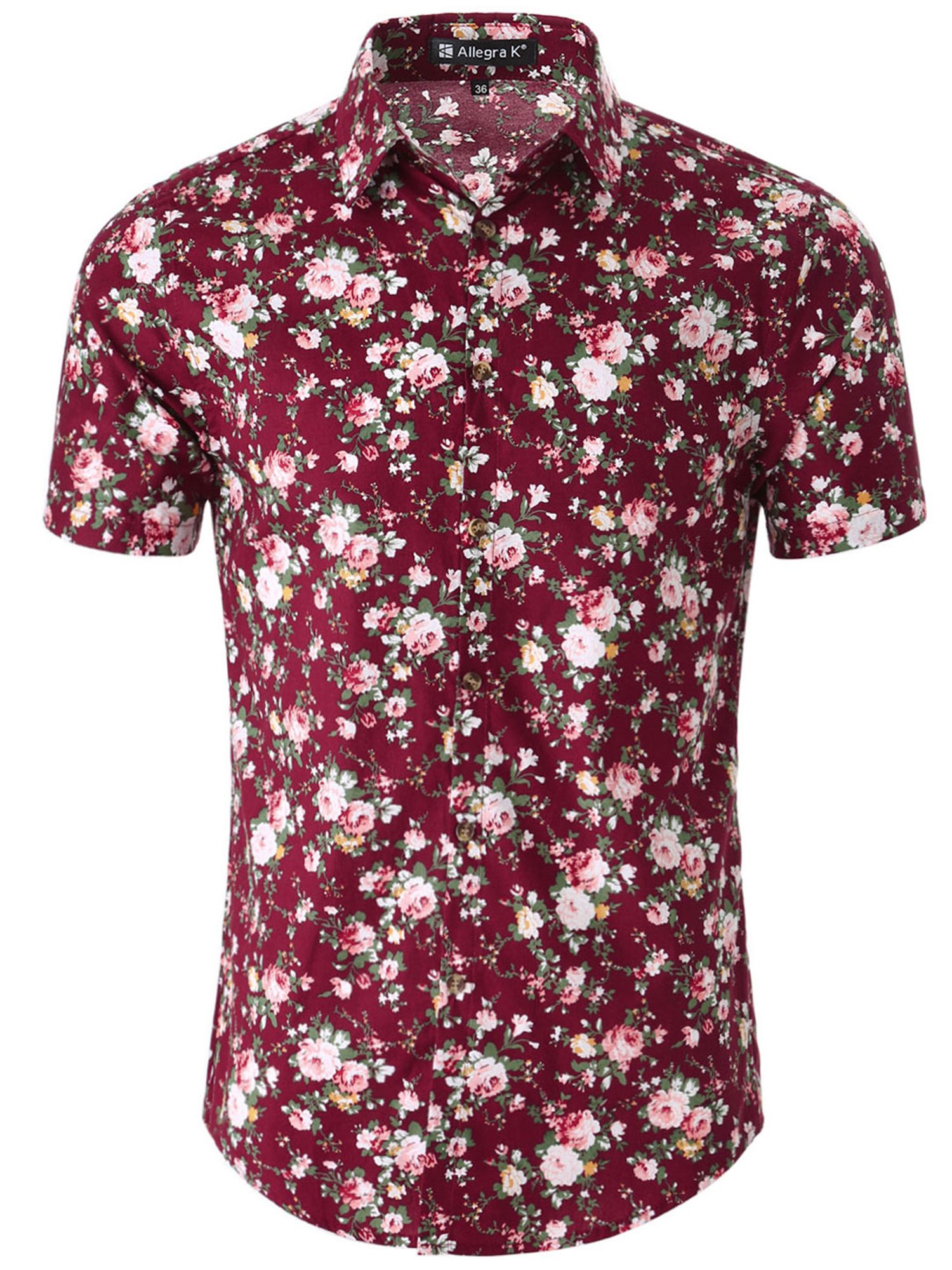 Floral Red Nice Design Hawaiian Shirt