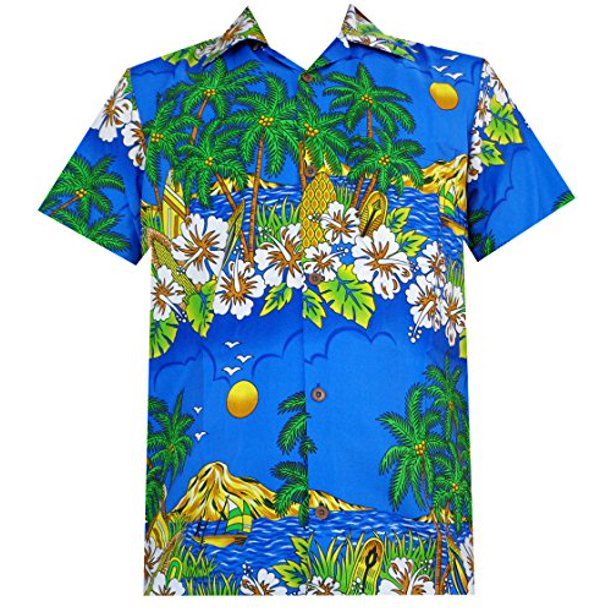 Floral Scenic Blue Amazing Design Hawaiian Shirt