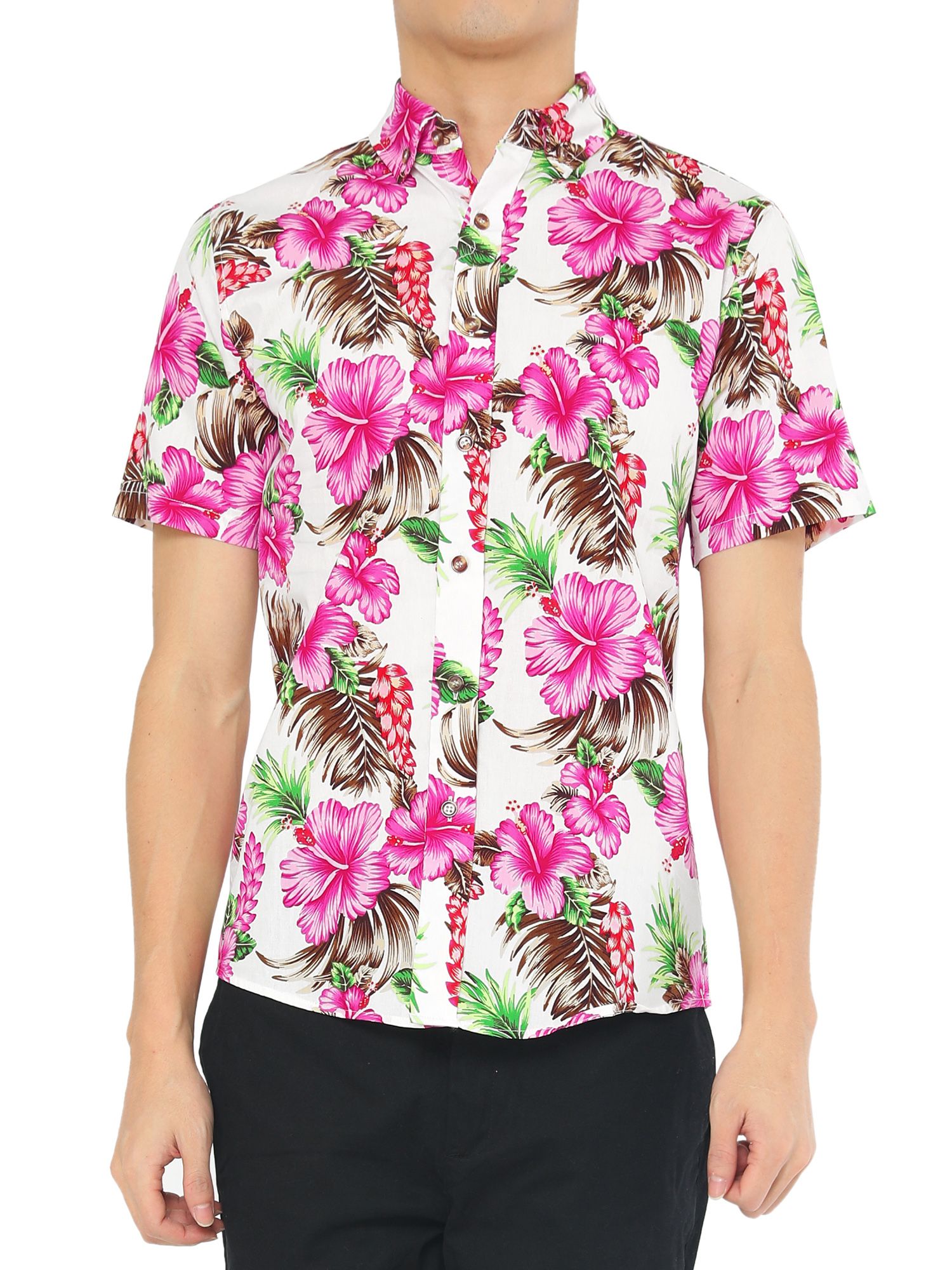 Floral White Amazing Design Hawaiian Shirts