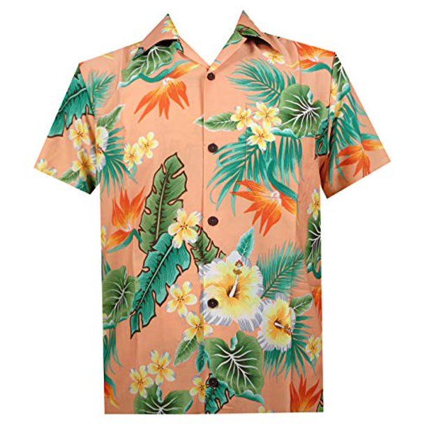 Flower Orange High Quality Hawaiian Shirt