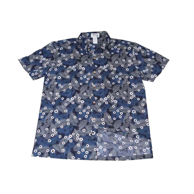 Flowers Blue Gray Nice Design Hawaiian Shirt