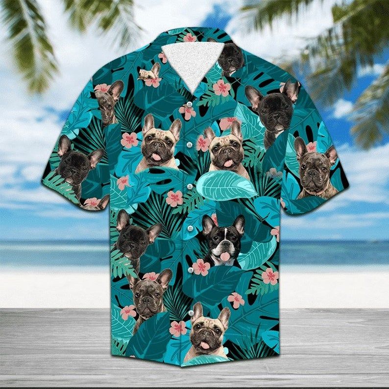 Frenchie Multicolor Best Design Hawaiian Shirt