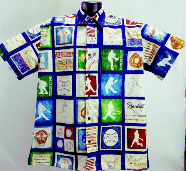 Grand Slam Colorful Unique Design Hawaiian Shirt