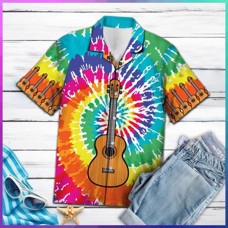 Guitar Multicolor Amazing Hawaiian Shirt