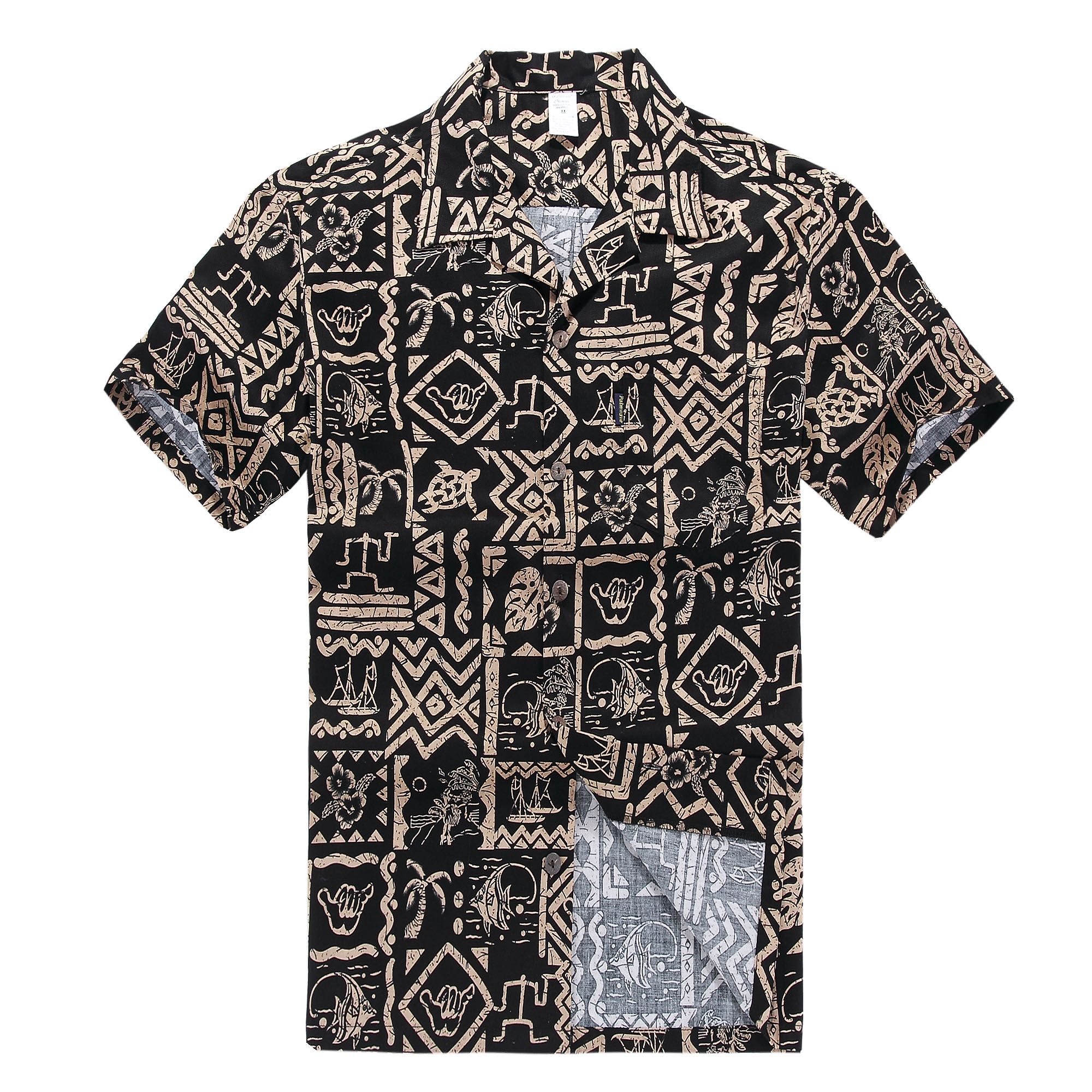 Hang Loose Black Awesome Design Hawaiian Shirt