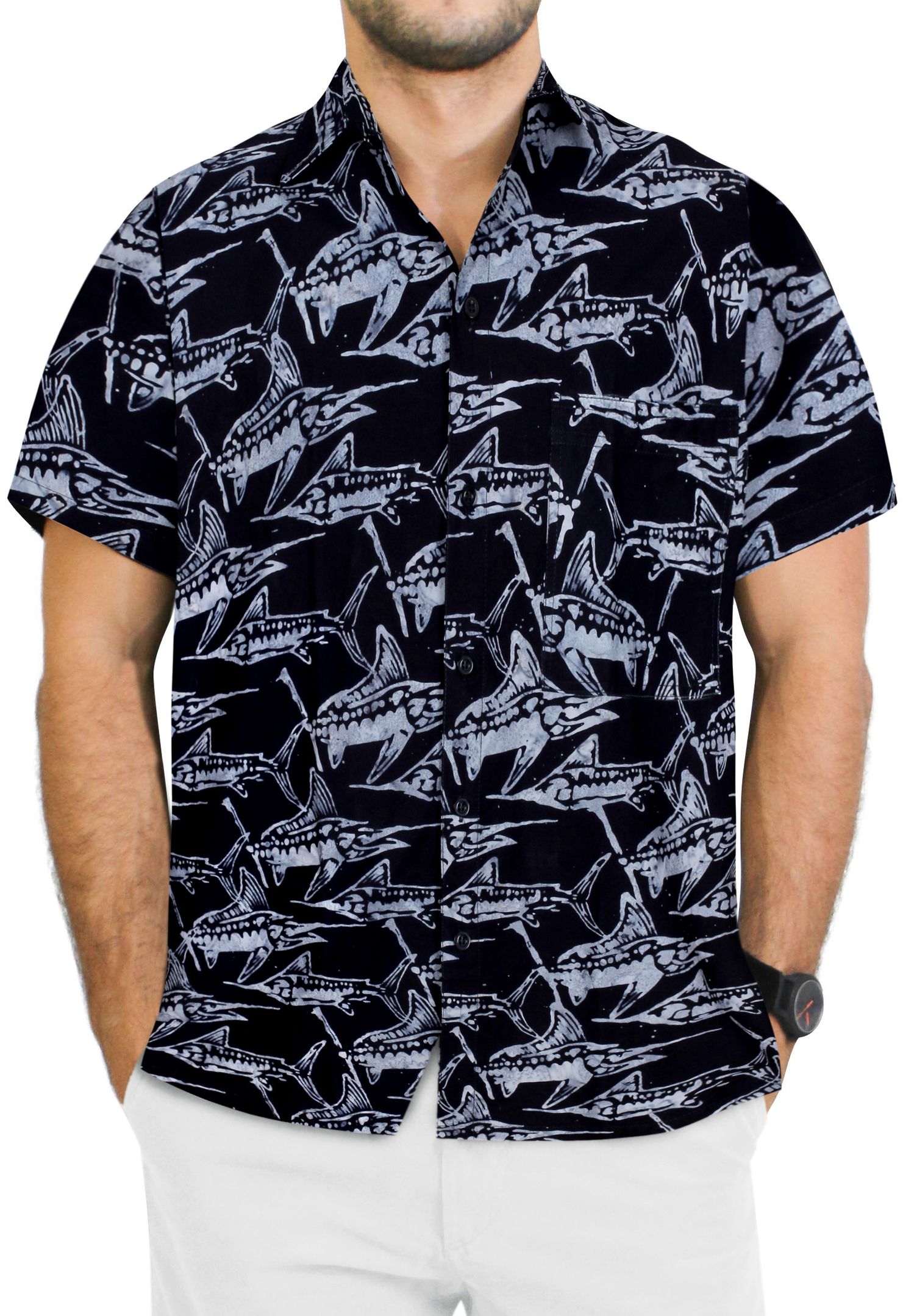 Happy Bay Black Amazing Design Hawaiian Shirt