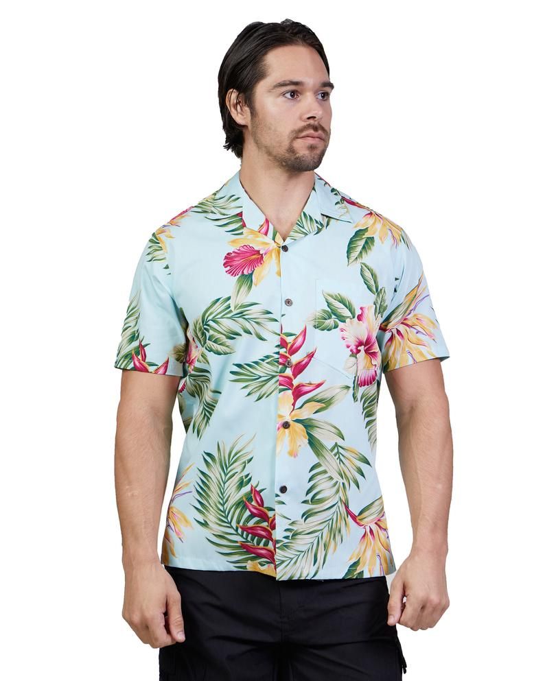 Heliconia Orchid Multicolor Amazing Design Hawaiian Shirt