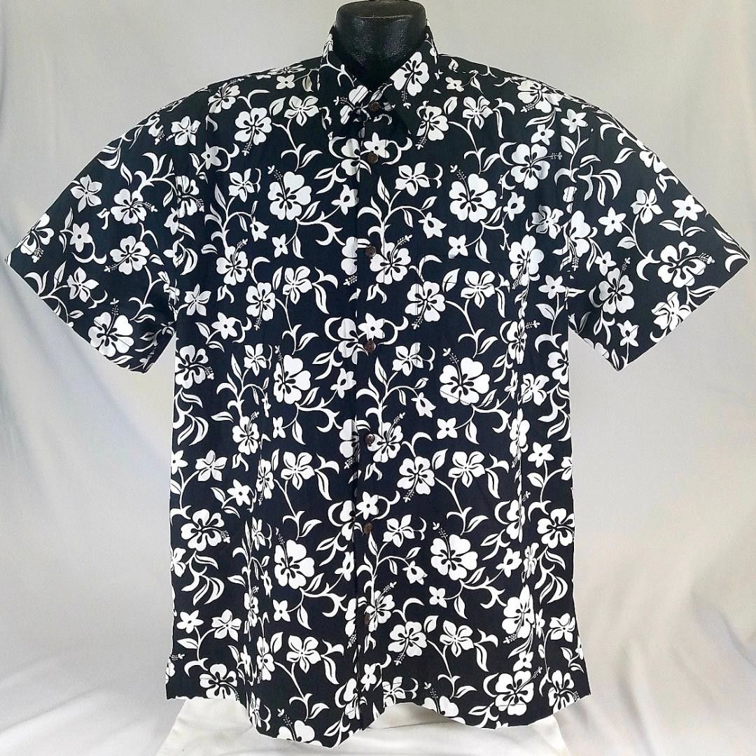 Hibiscus Black Amazing Design Hawaiian Shirt