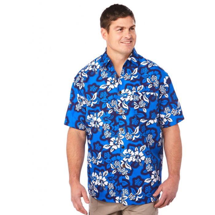 Hibiscus Blue Awesome Design Hawaiian Shirts