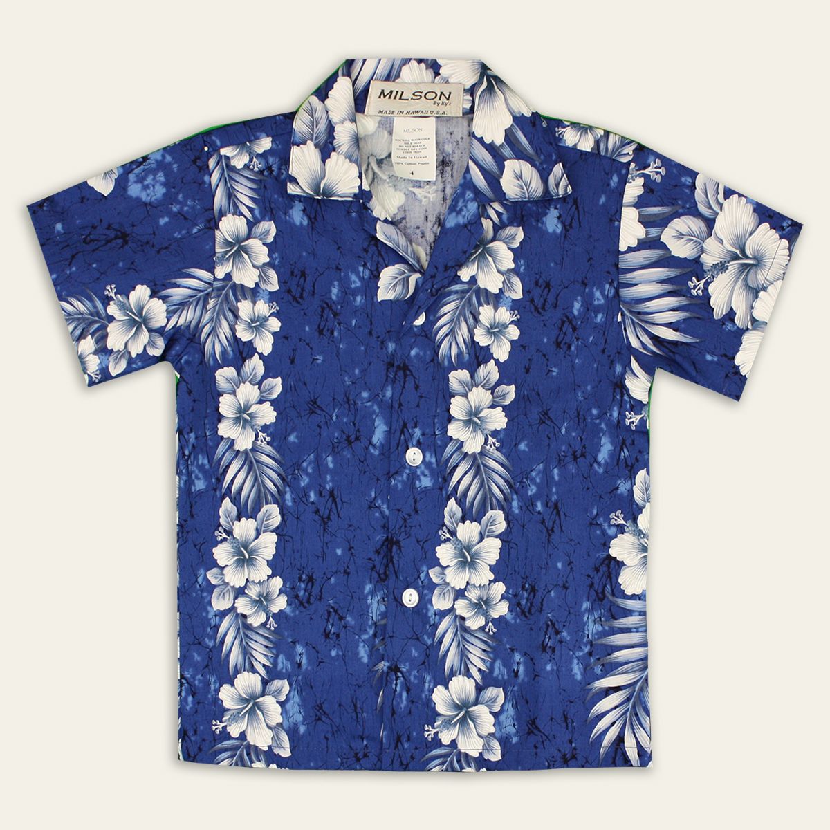 Hibiscus Blue Design Hawaiian Shirts