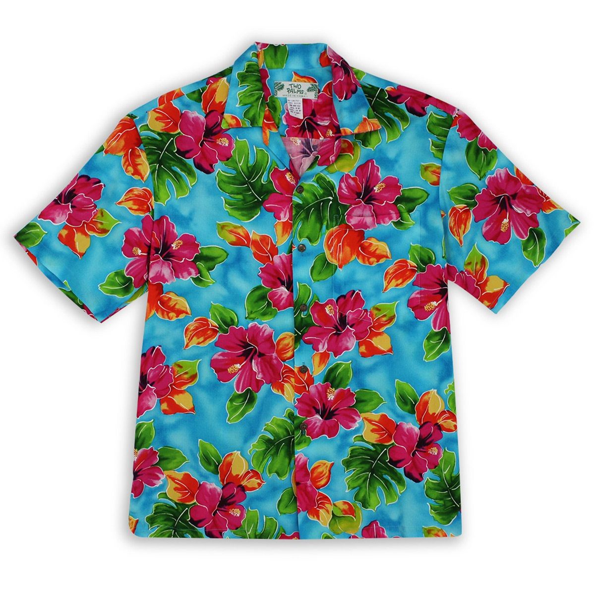 Hibiscus Blue Unique Design Hawaiian Shirt