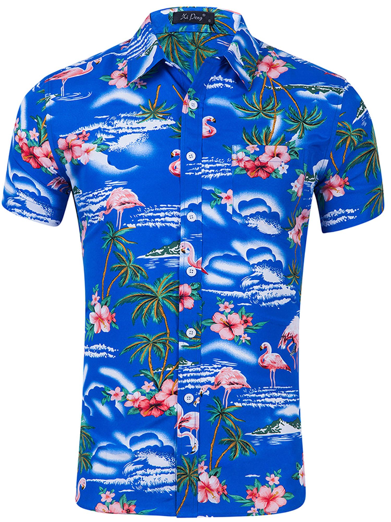 Hibiscus Floral Blue Amazing Design Hawaiian Shirt