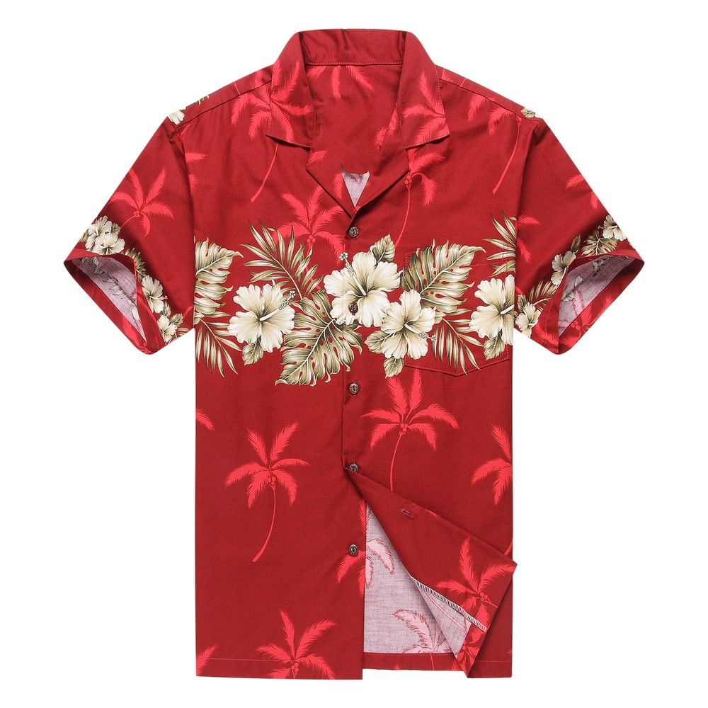 Hibiscus Red Nice Design Hawaiian Shirt
