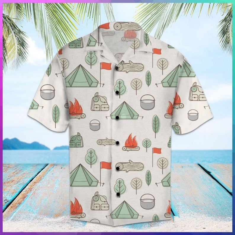 Hiking Hawaiian Multicolor Amazing Design Hawaiian Shirt