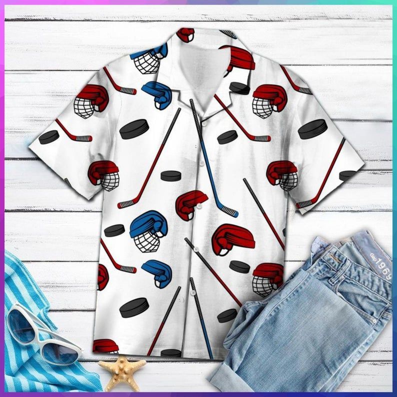 Hockey Multicolor Nice Design Hawaiian Shirt