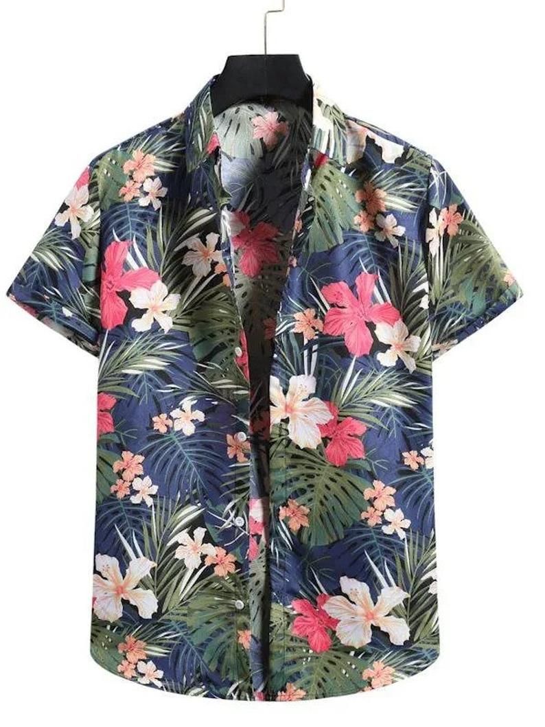 Holiday Leaves Multicolor Amazing Design Hawaiian Shirt