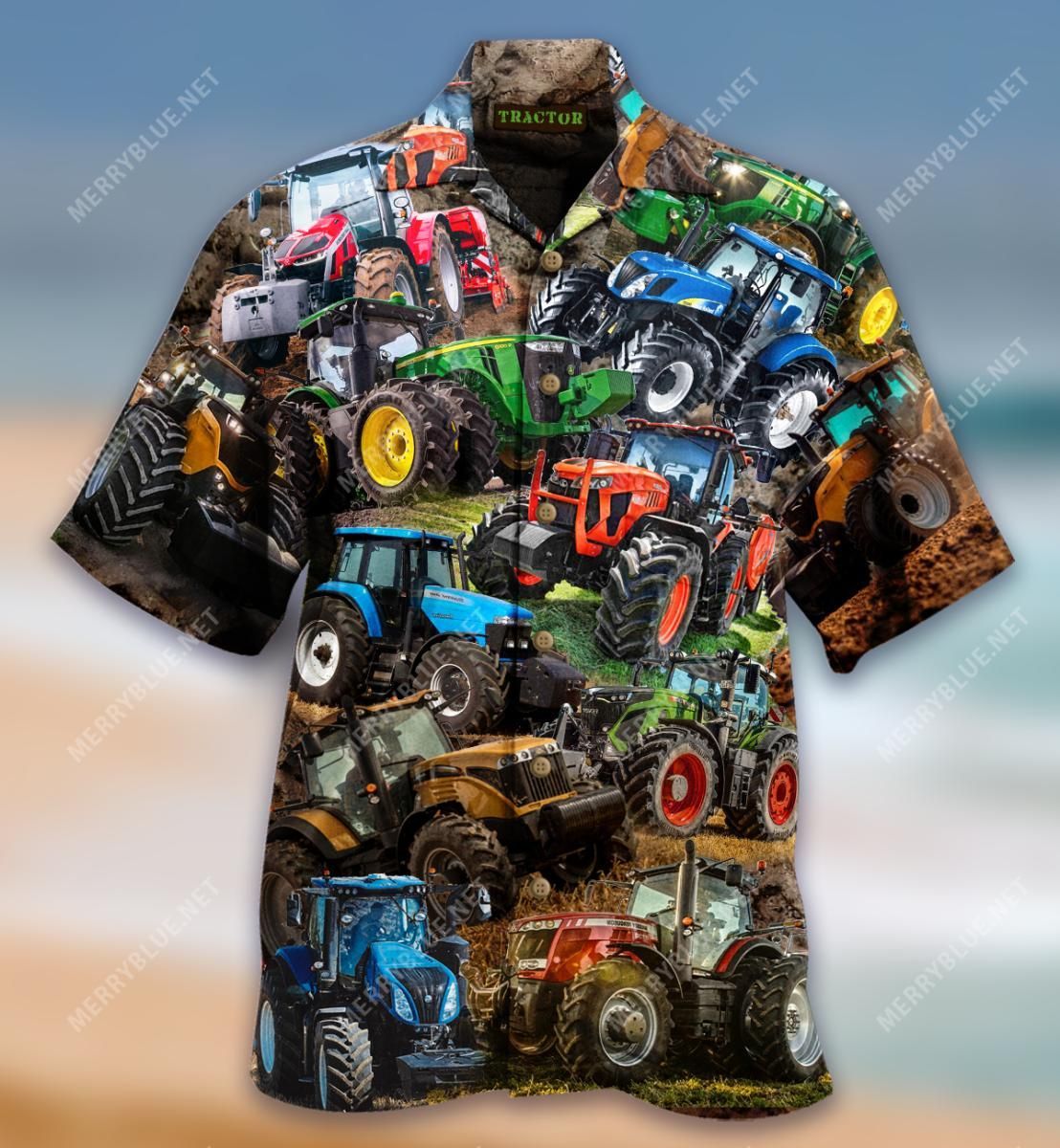 I Don_T Snore I Dream I_M A Tractor Aloha Hawaiian Shirt