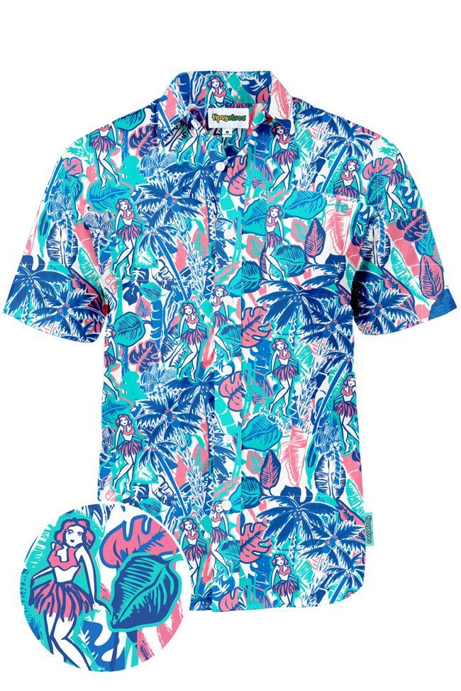 Island Blue Nice Design Hawaiian Shirt