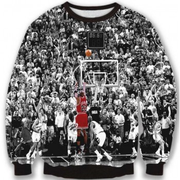 JORDAN FINAL SHOT 3D STREET WEAR SWEATER