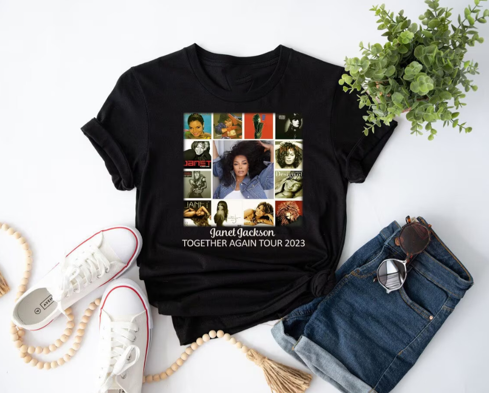 Janet Jackson Together Again Tour 2023 Tee