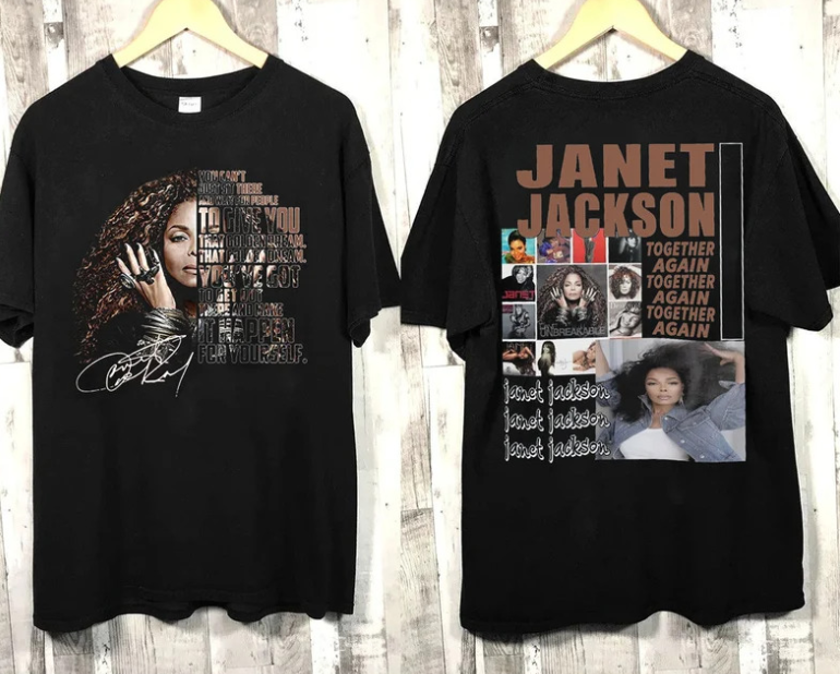 Janet Jackson Together Again Tours 2023 Shirt