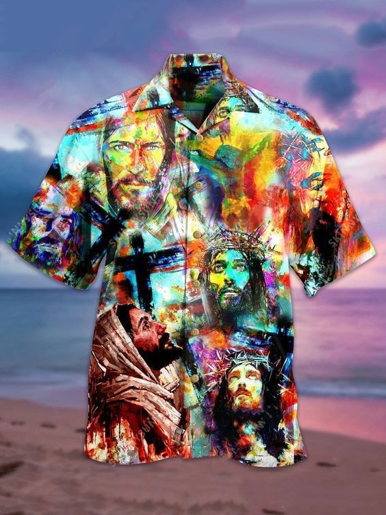 Jesus Daily Colorful Amazing Design Hawaiian Shirt