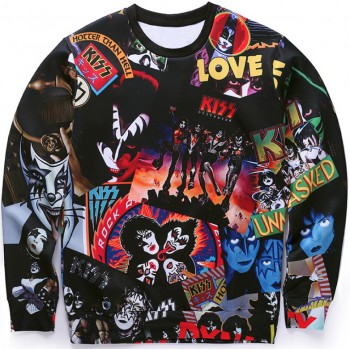 KISS BAND 3D STREET WEAR SWEATER