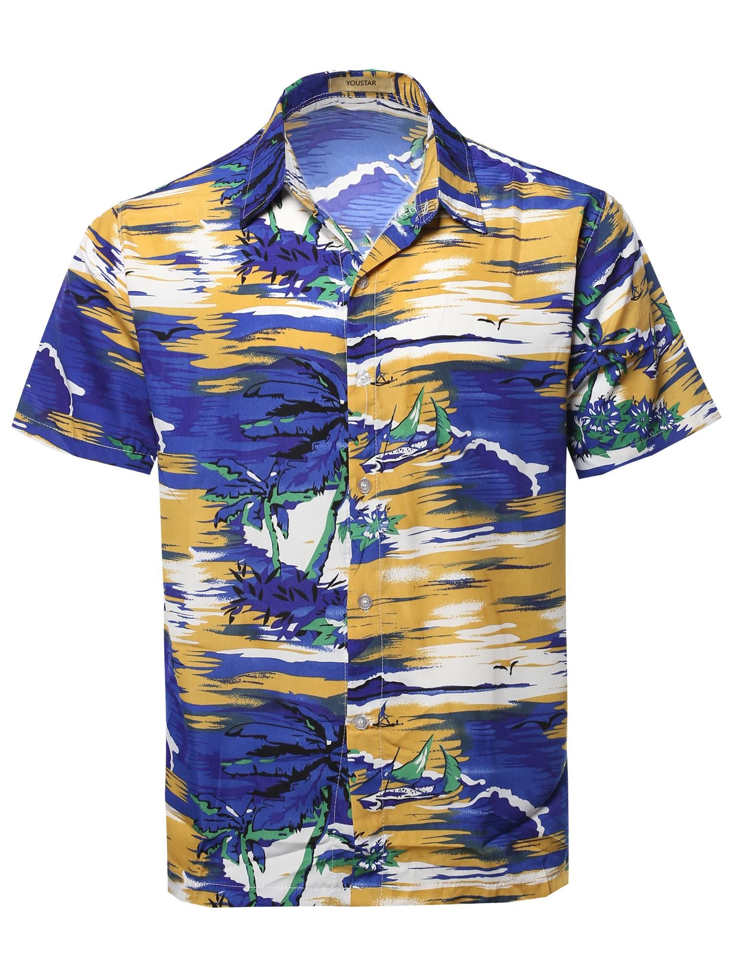 Leaf Blue Amazing Design Hawaiian Shirt