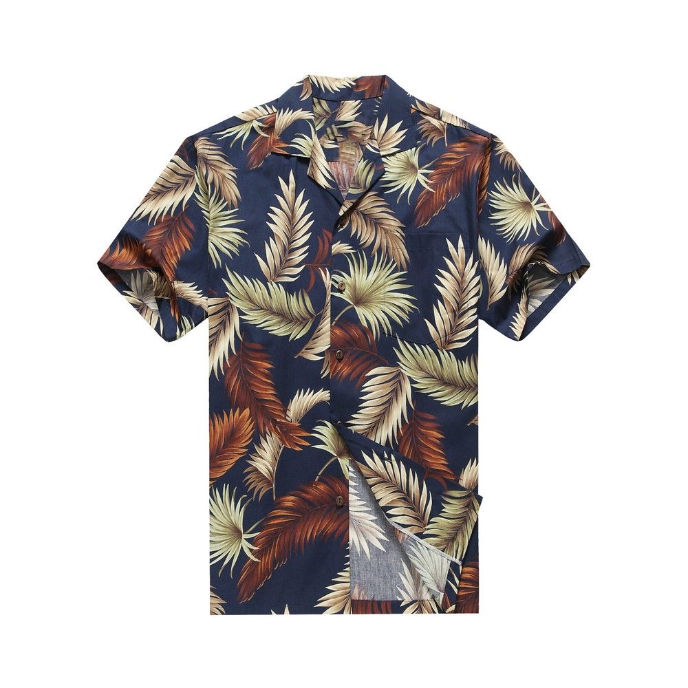 Leaf Blue Unique Hawaiian Shirt