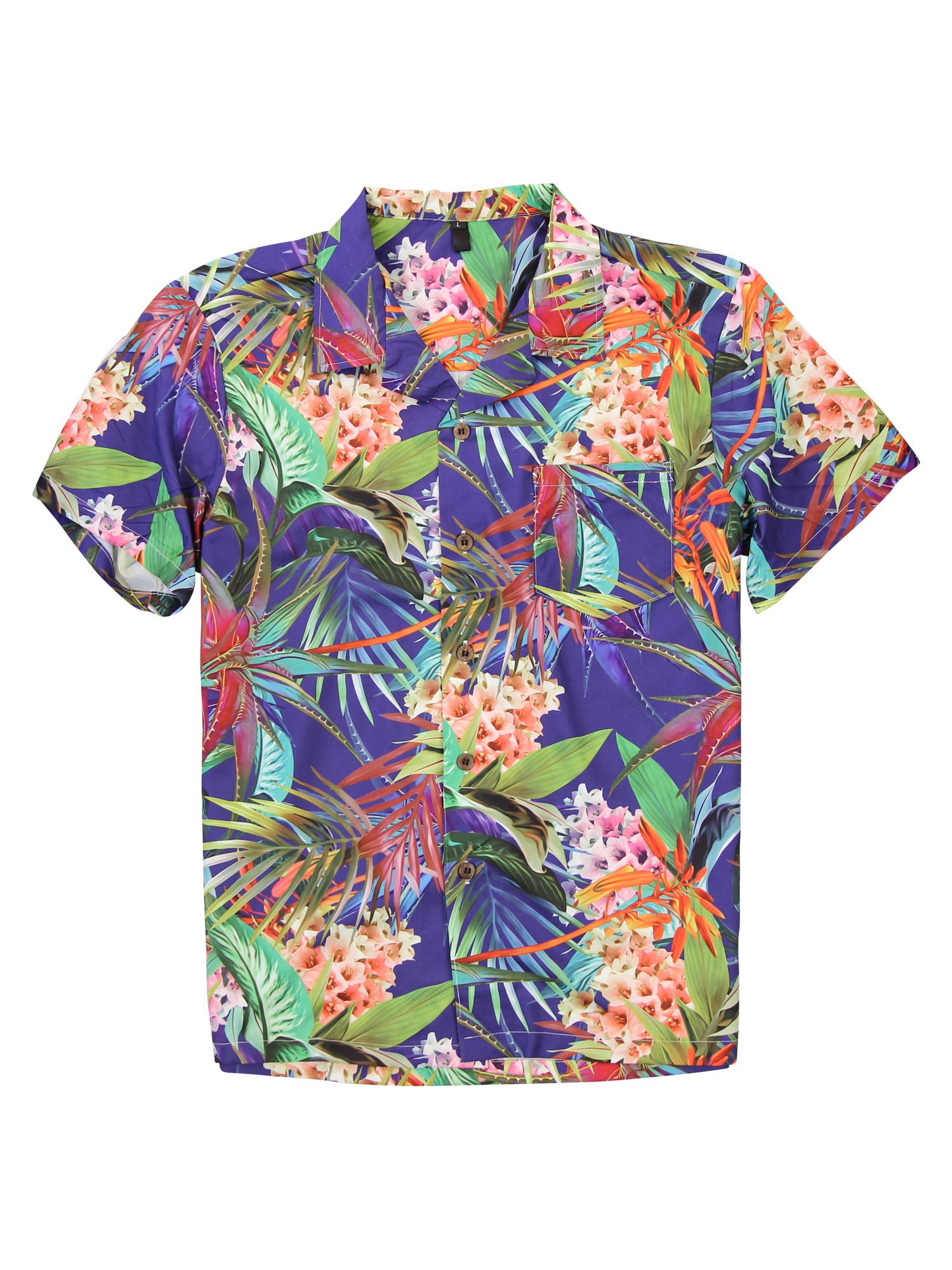 Leaf Purple Nice Design Hawaiian Shirt