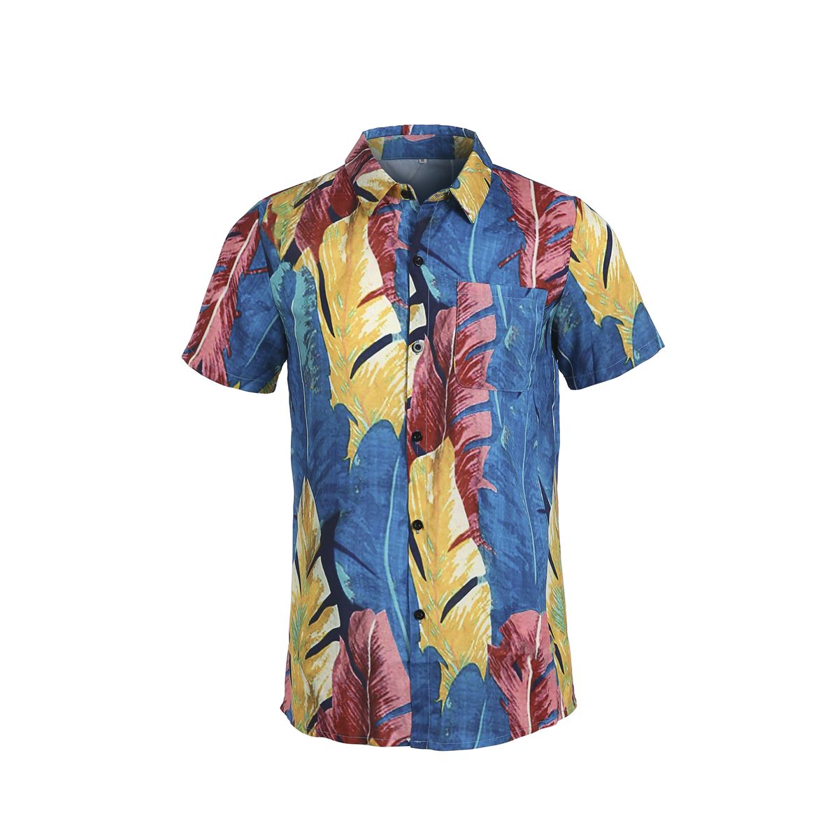 Leaves Blue Amazing Design Hawaiian Shirt