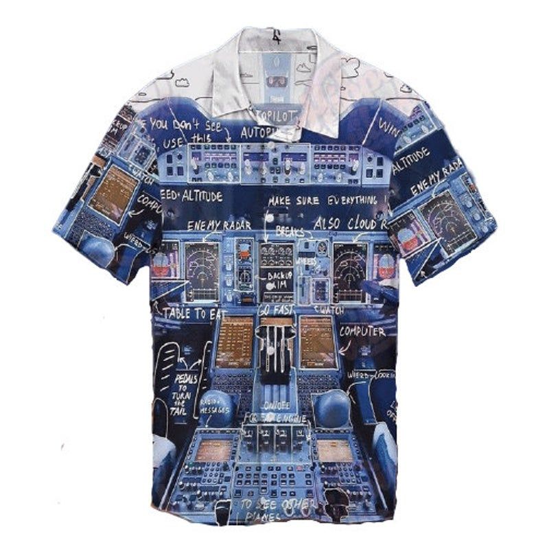 Life Of A Pilot Multicolor Unique Design Hawaiian Shirt