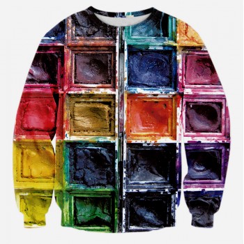 MAKEUP PALLET 3D STREET WEAR SWEATER