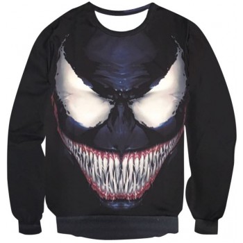 MARVEL VENOM GRIN 3D STREET WEAR SWEATER