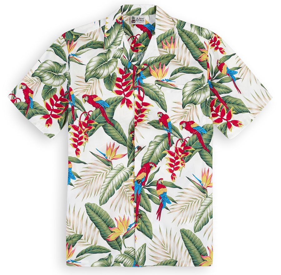Macaws White Amazing Design Hawaiian Shirt