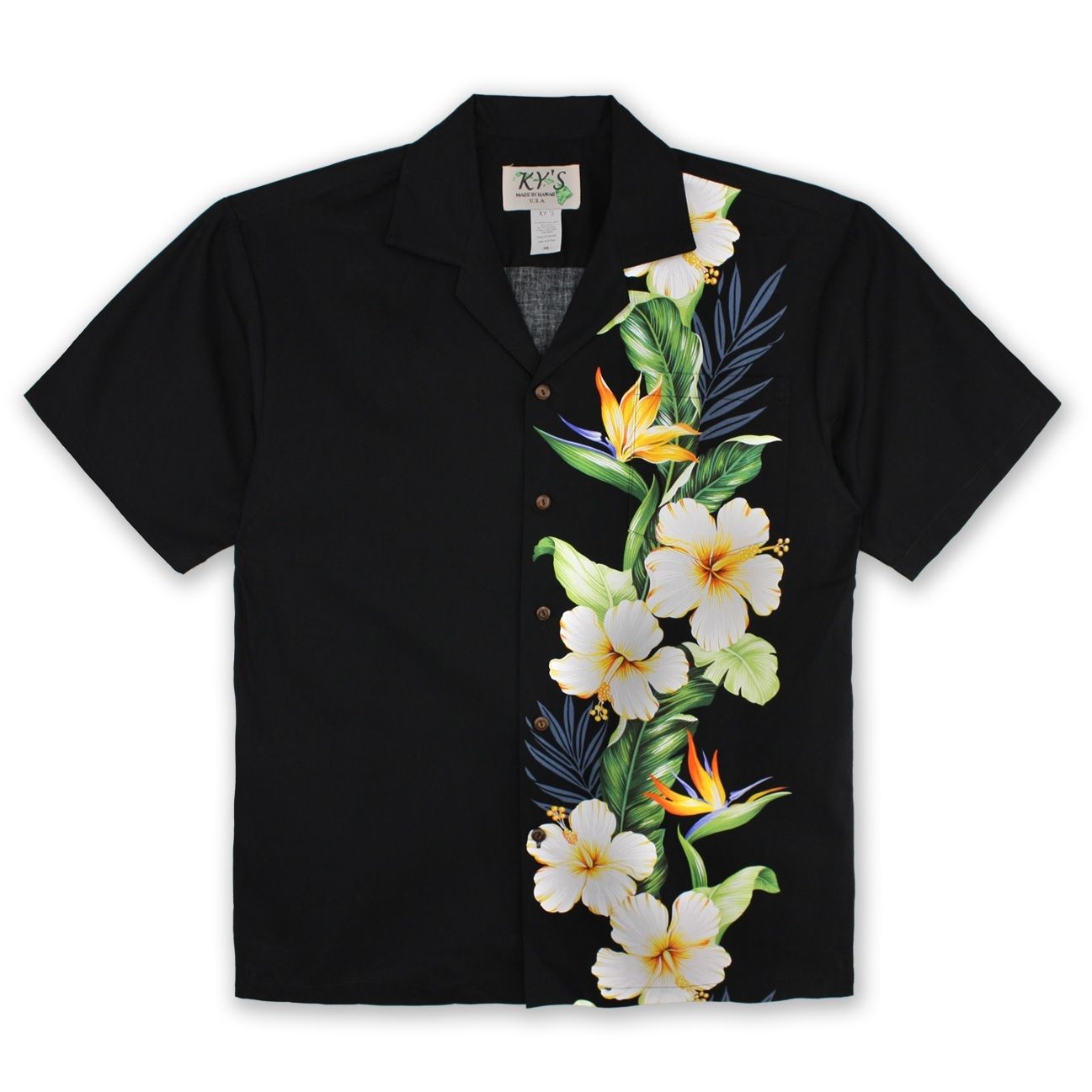 Maka Pua Black High Quality Hawaiian Shirt