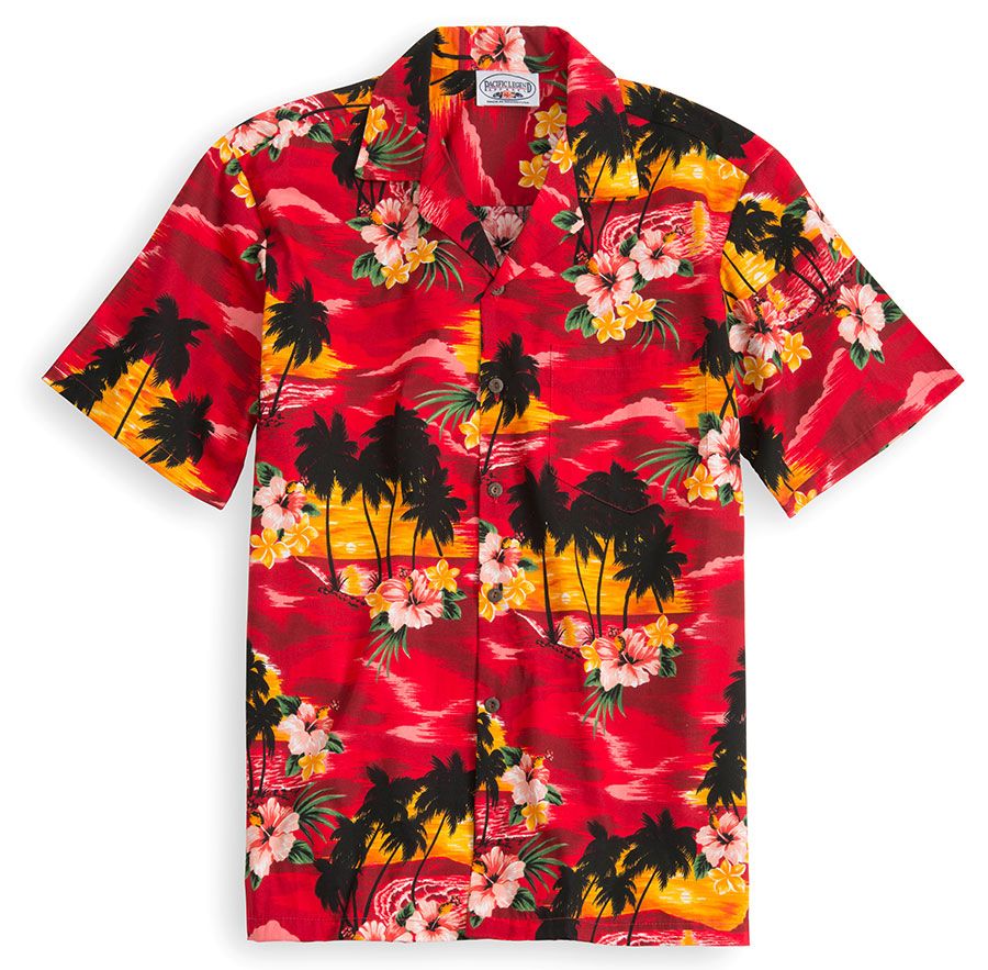 Maui Red Unique Design Hawaiian Shirt