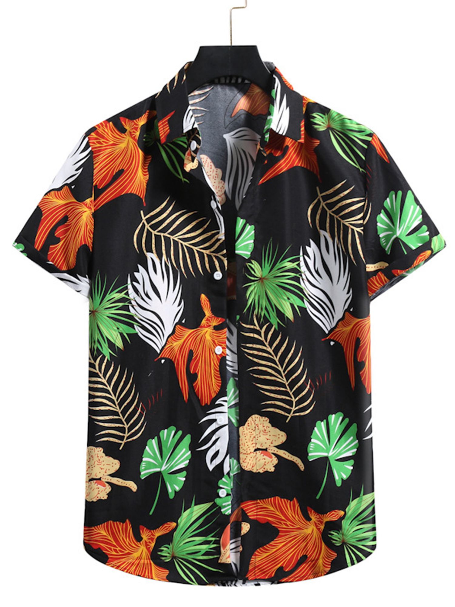 Mawclos Black Unique Design Hawaiian Shirt